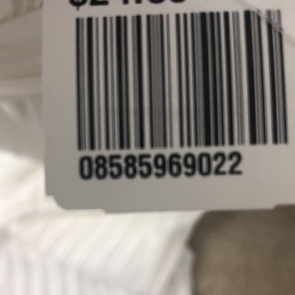 Long gorgeous pleated silk cream dress. Sz S. NWT - Picture 9 of 9